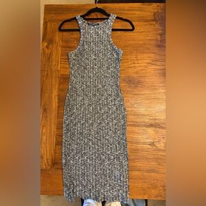 One Clothing Charcoal Knit Midi Dress